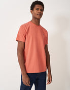 Crew Clothing Classic Crew Neck T-Shirt, 100% Cotton - Coral