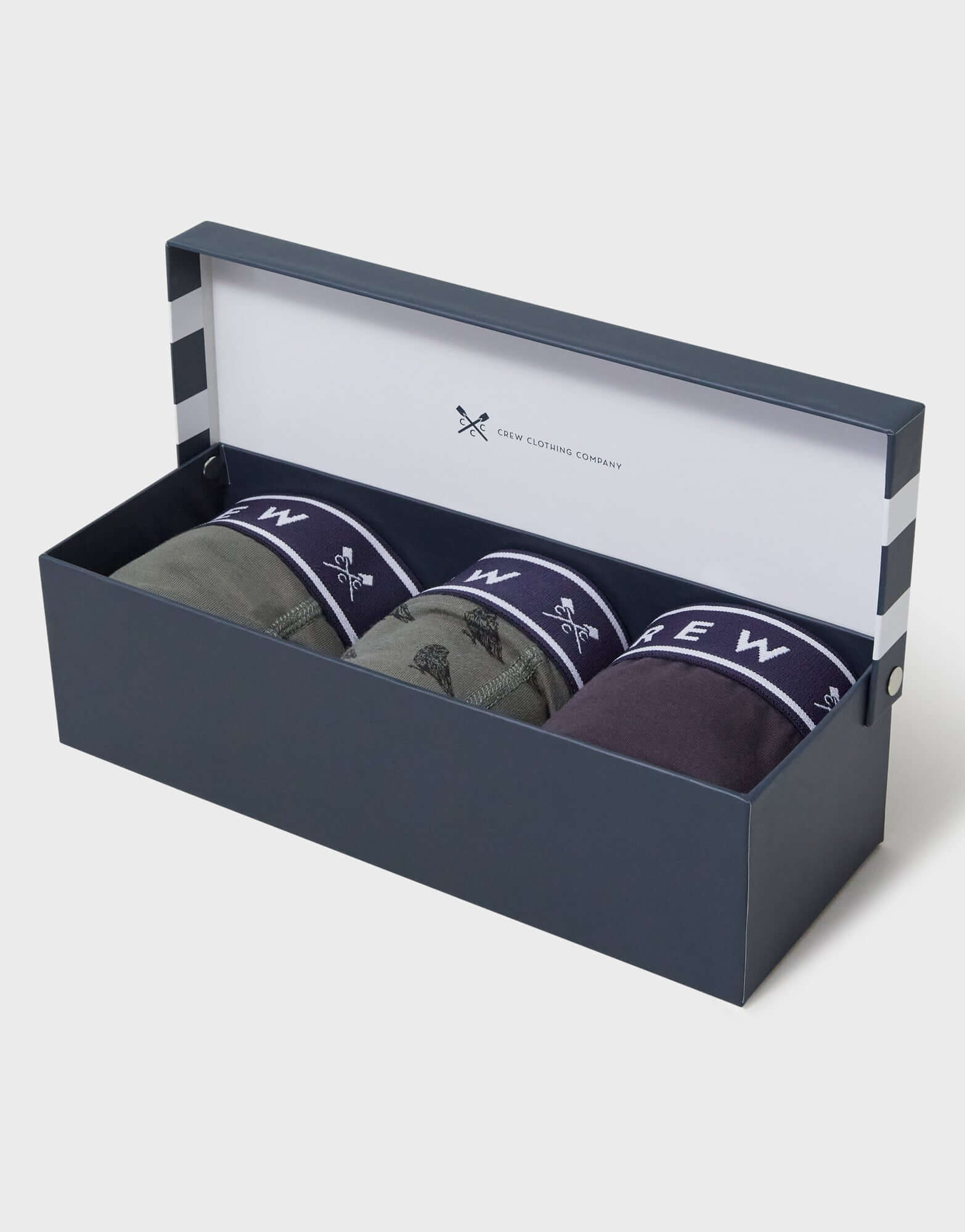 Crew Clothing 3 Pack Jersey Boxer - Owl Gift Box