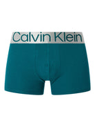 Calvin Klein 3 Pack Trunks - Steel Cotton - Black/Grey/Green