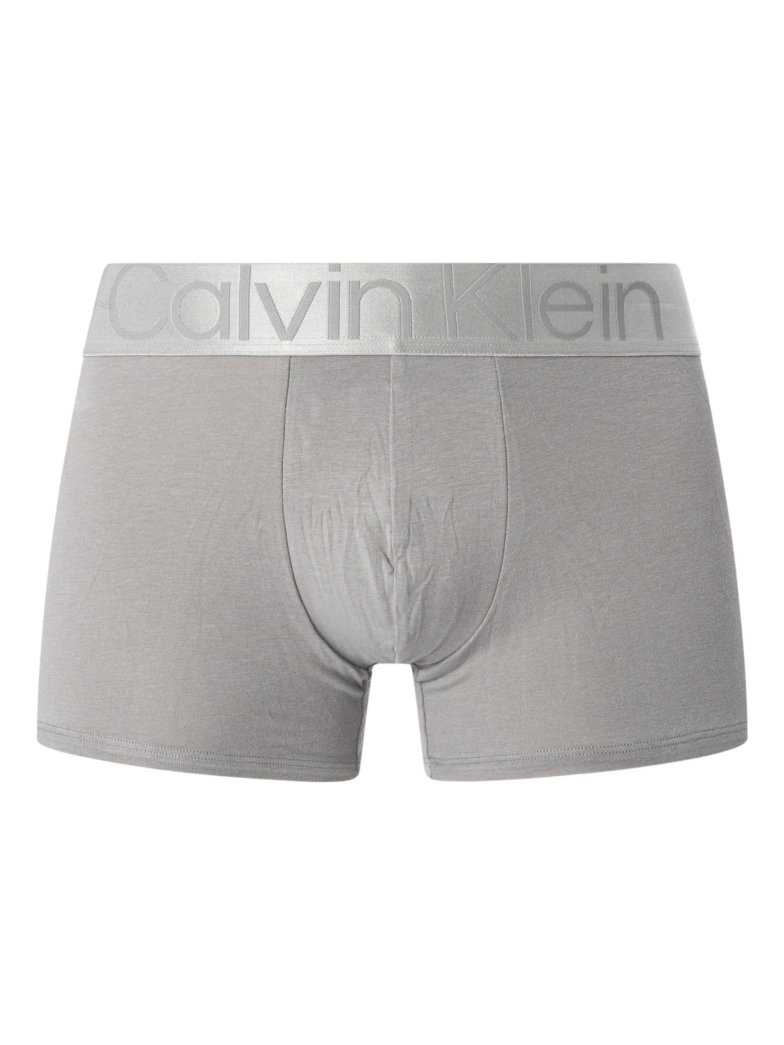 Calvin Klein 3 Pack Trunks - Steel Cotton - Black/Grey/Green