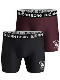 Björn Borg Performance Boxer 2 Pack - Black / Red