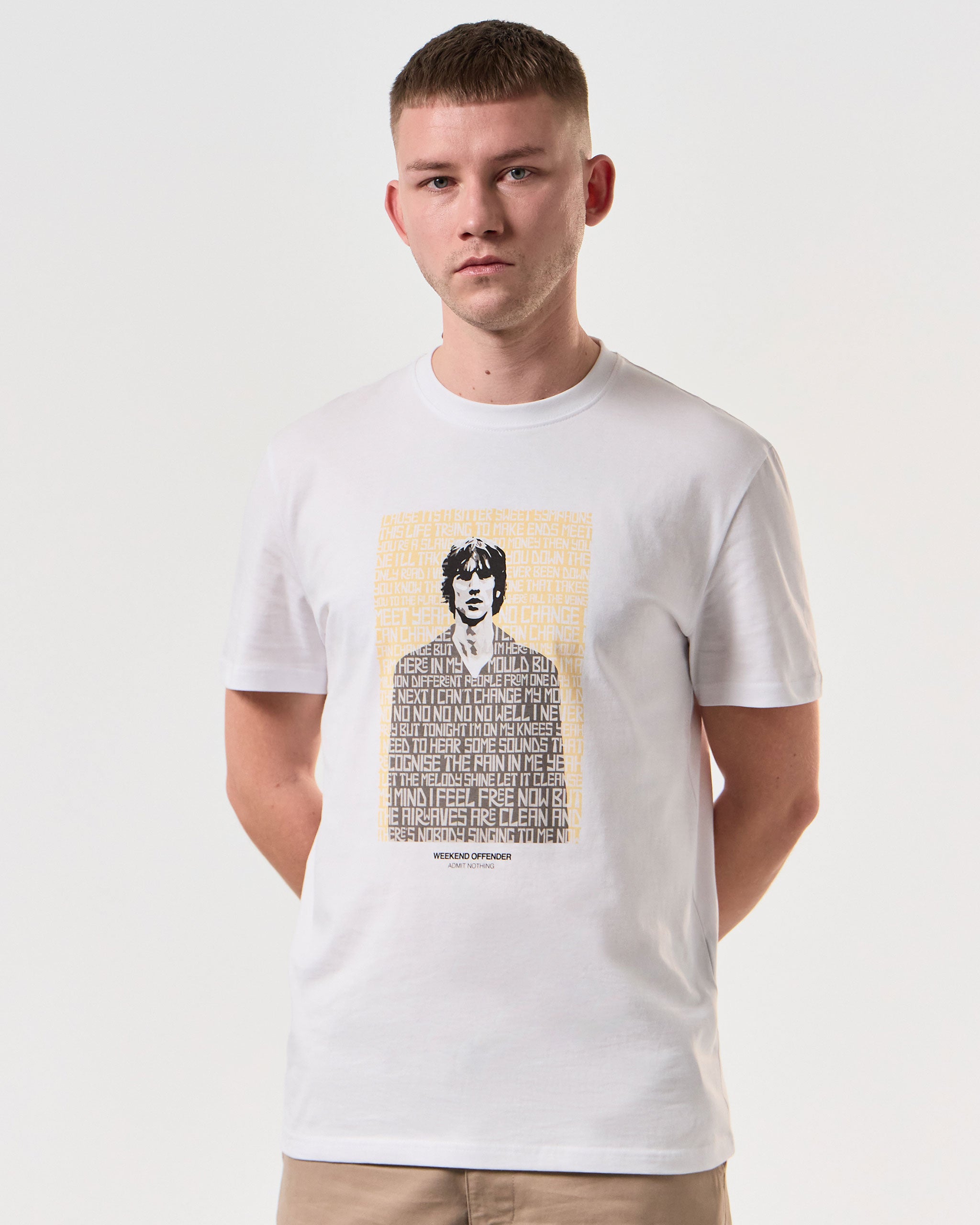 Weekend Offender Symphony Graphic T-Shirt White