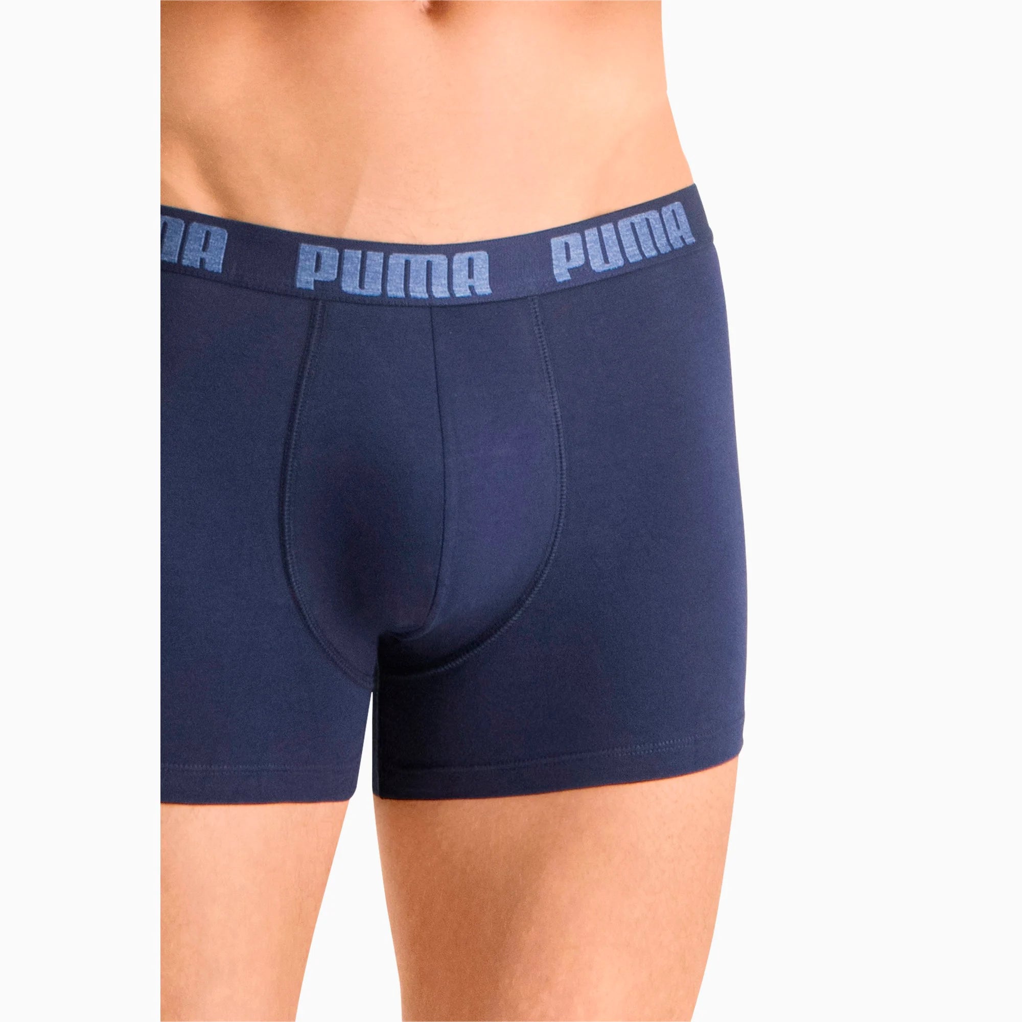 PUMA Men's Everyday Boxers 3 Pack - Navy