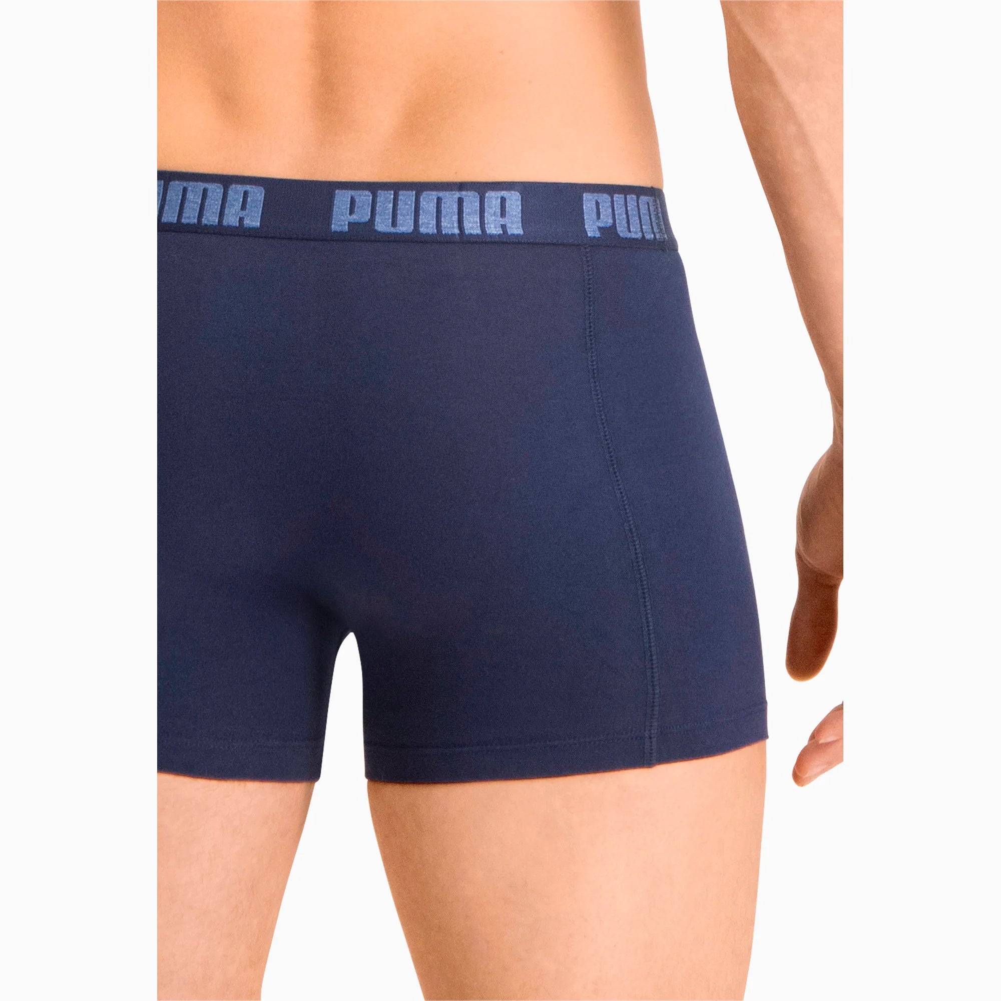 PUMA Men's Everyday Boxers 3 Pack - Navy