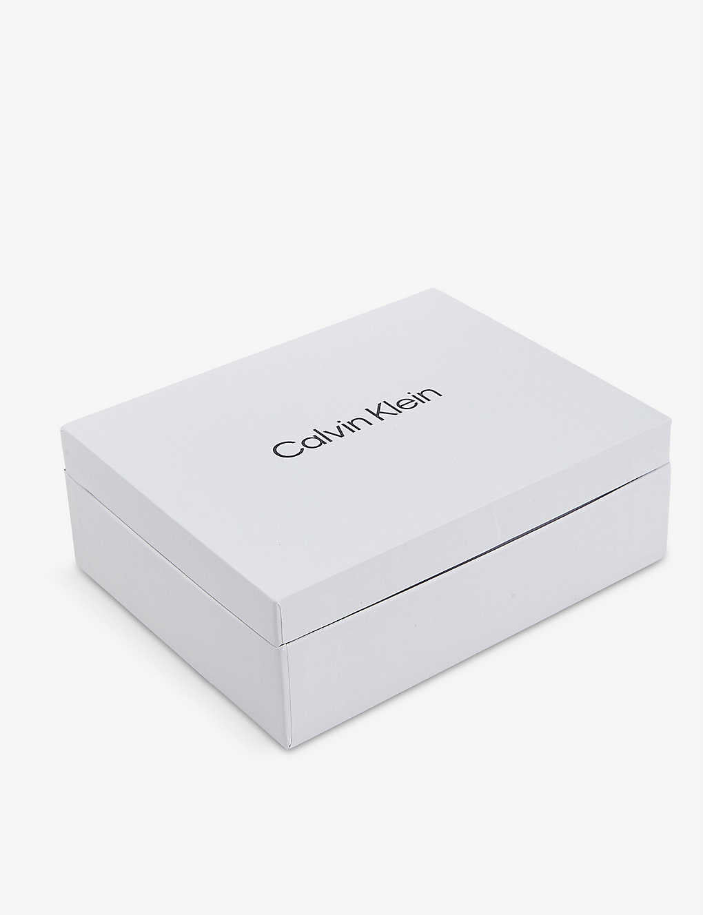 Calvin Klein 3 Pack Crew Logo Socks Box - Dark Grey Melange - Gift Pack