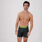 Crossfly Supersoft Modal 3 Pack Ikon Boxer Briefs - Black Multi