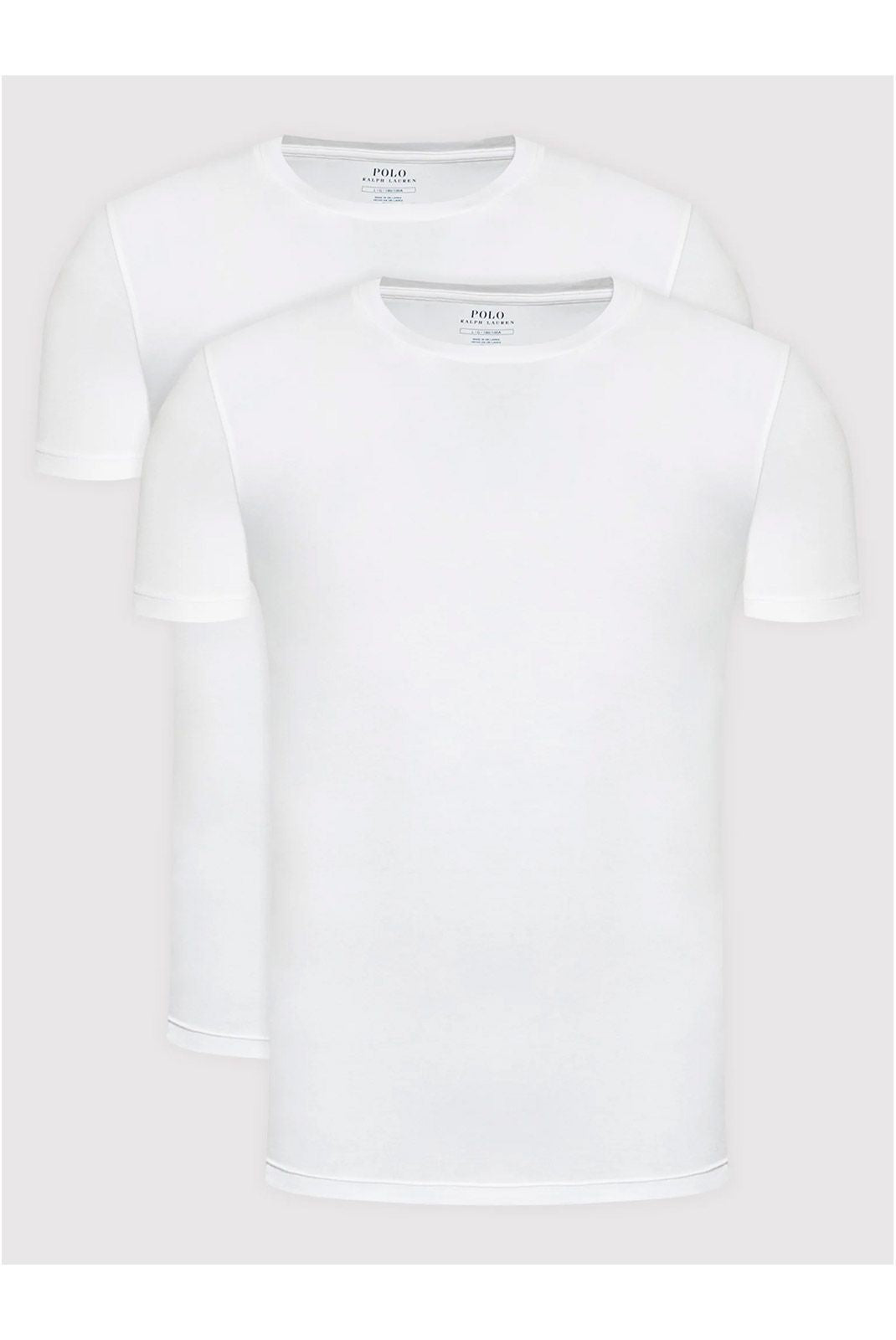 Polo Ralph Lauren Classic Crewneck 2 Pack T-Shirts - White