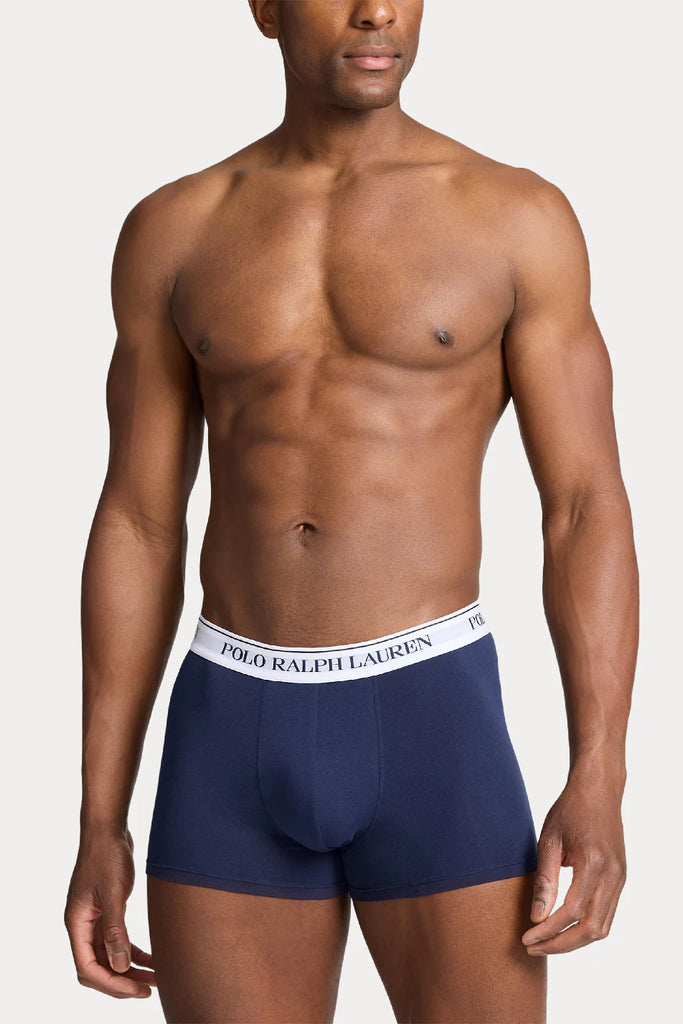 Polo Ralph Lauren 3 pack Boxer Trunks - Navy / Blue / White