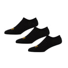 Lee Unisex 3 Pack Ash Invisible Socks - Black