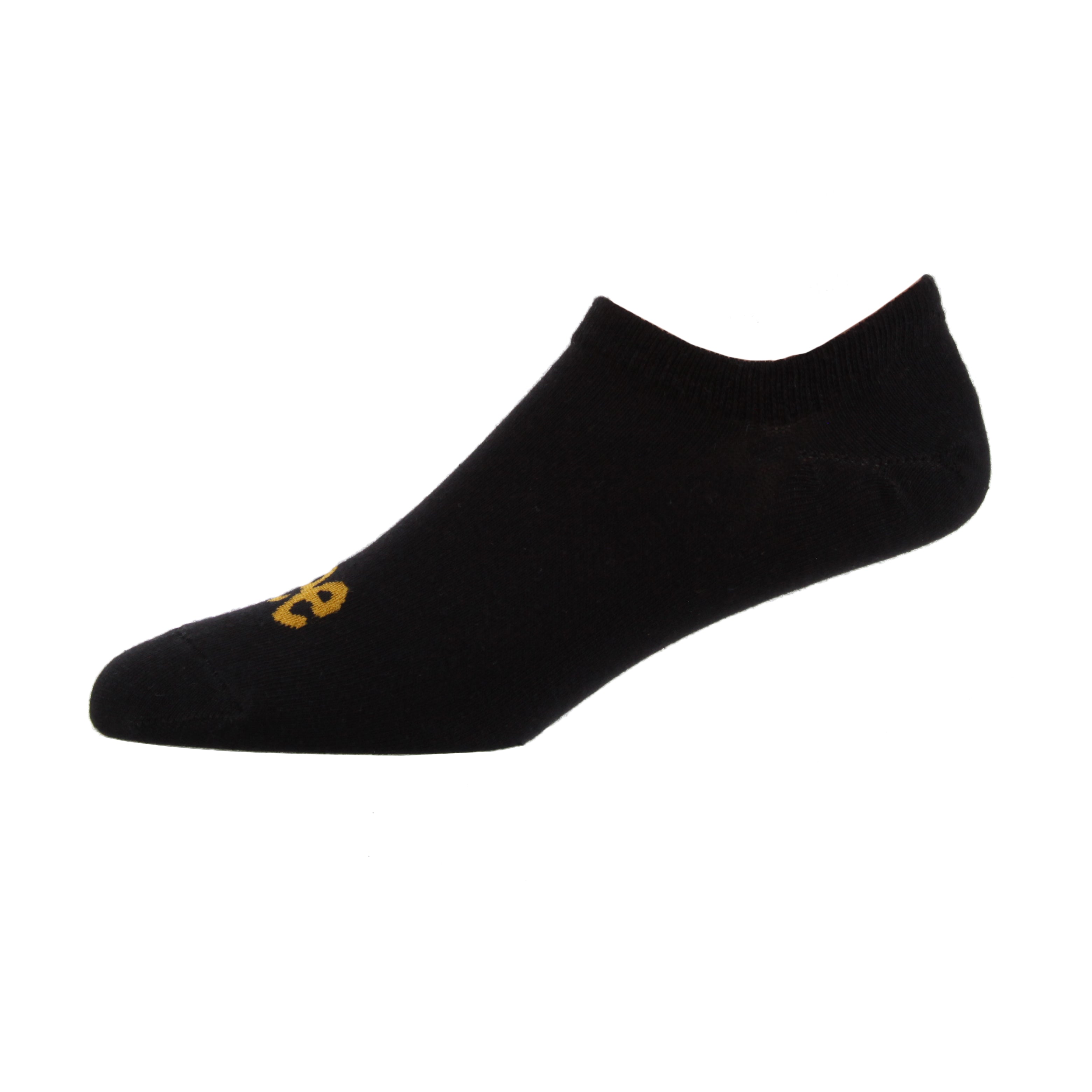 Lee Unisex 3 Pack Ash Invisible Socks - Black