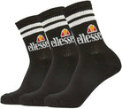 Ellesse Pullo 3 Pack Socks - Black