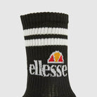 Ellesse Pullo 3 Pack Socks - Black