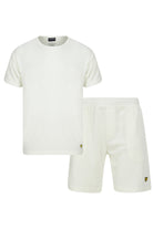 Lyle & Scott Shane Premium T-Shirt and Short Set, Whisper White