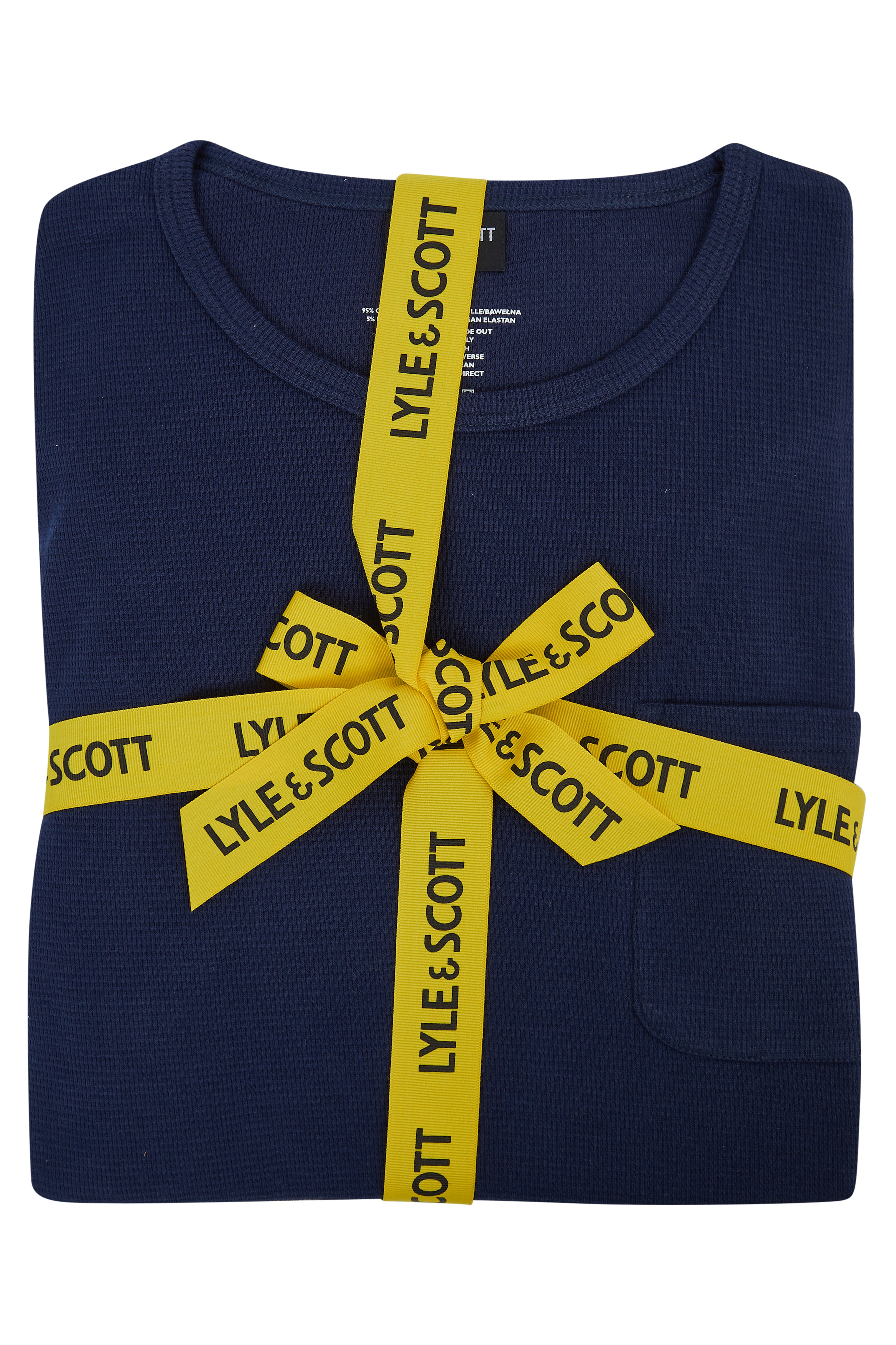 Lyle & Scott Shane Premium T-Shirt and Short Set, Peacoat