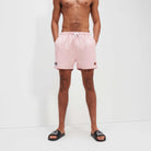 Ellesse Dem Slackers Swim Shorts - Light Pink / White