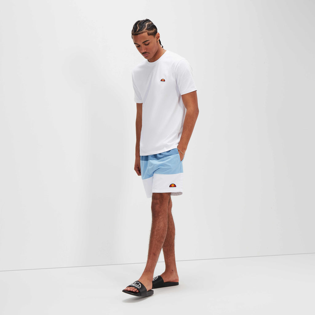 Ellesse Cielo Swim Shorts - Dark Blue/Light Blue/White