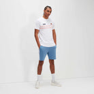 Ellesse Men's Venire Tee - White/Light Pink T-Shirt