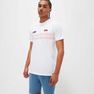 Ellesse Men's Venire Tee - White/Light Pink T-Shirt