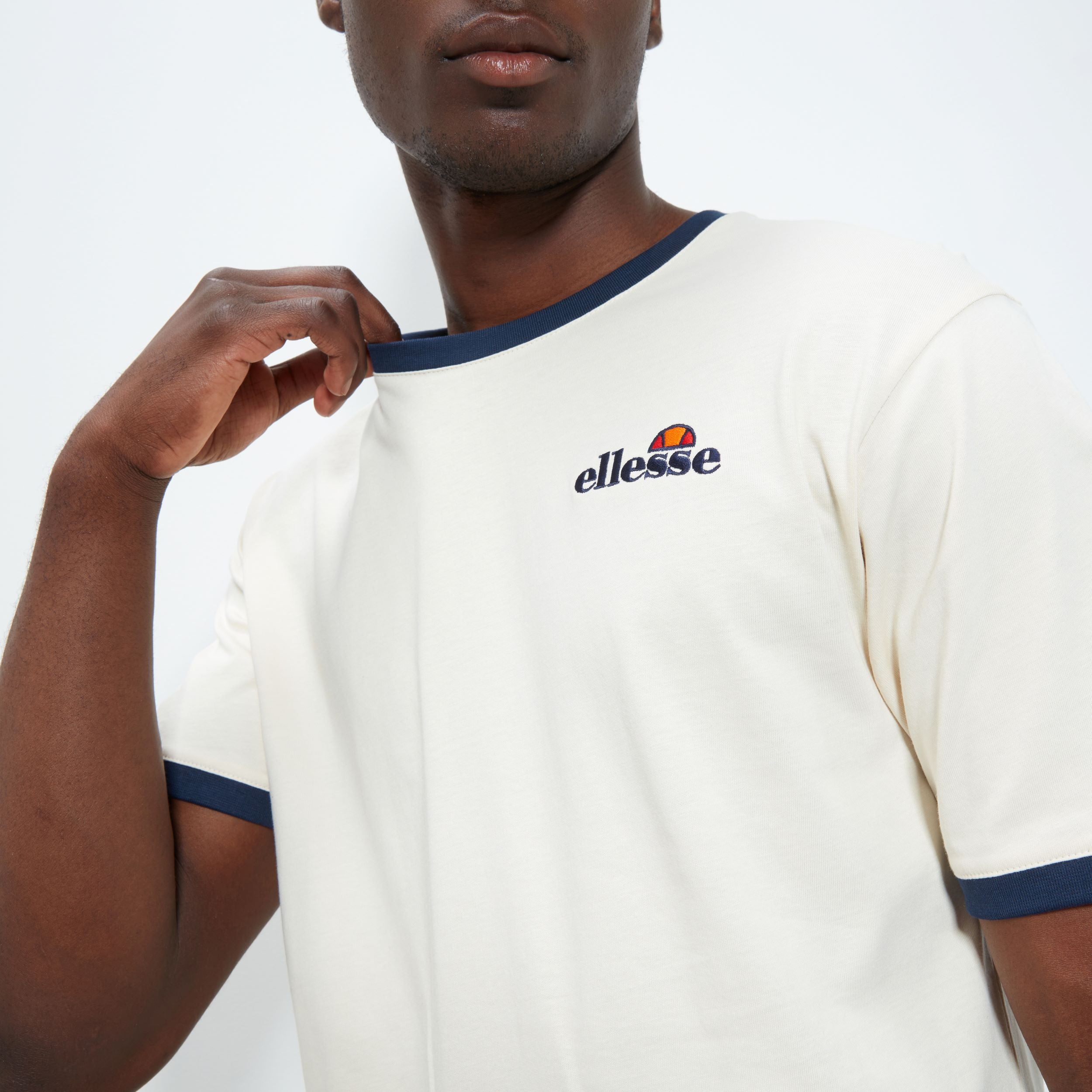 Ellesse Men's Meduno Tee - Off White T-Shirt