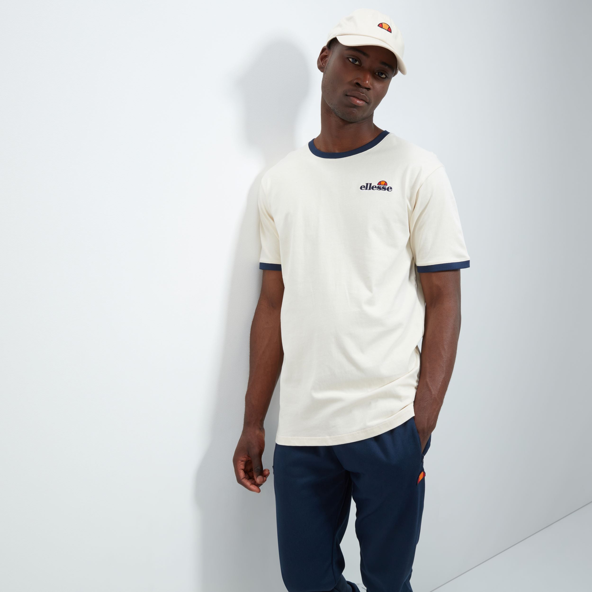 Ellesse Men's Meduno Tee - Off White T-Shirt