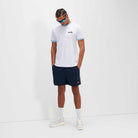 Ellesse Men's Meduno Tee - White / Light Blue T-Shirt