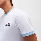 Ellesse Men's Meduno Tee - White / Light Blue T-Shirt