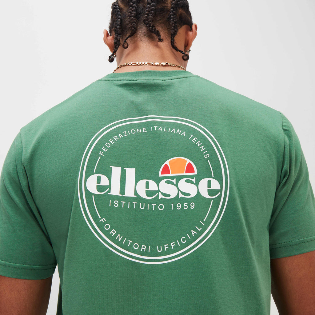 Ellesse Men's Liammo Tee - Green T-Shirt