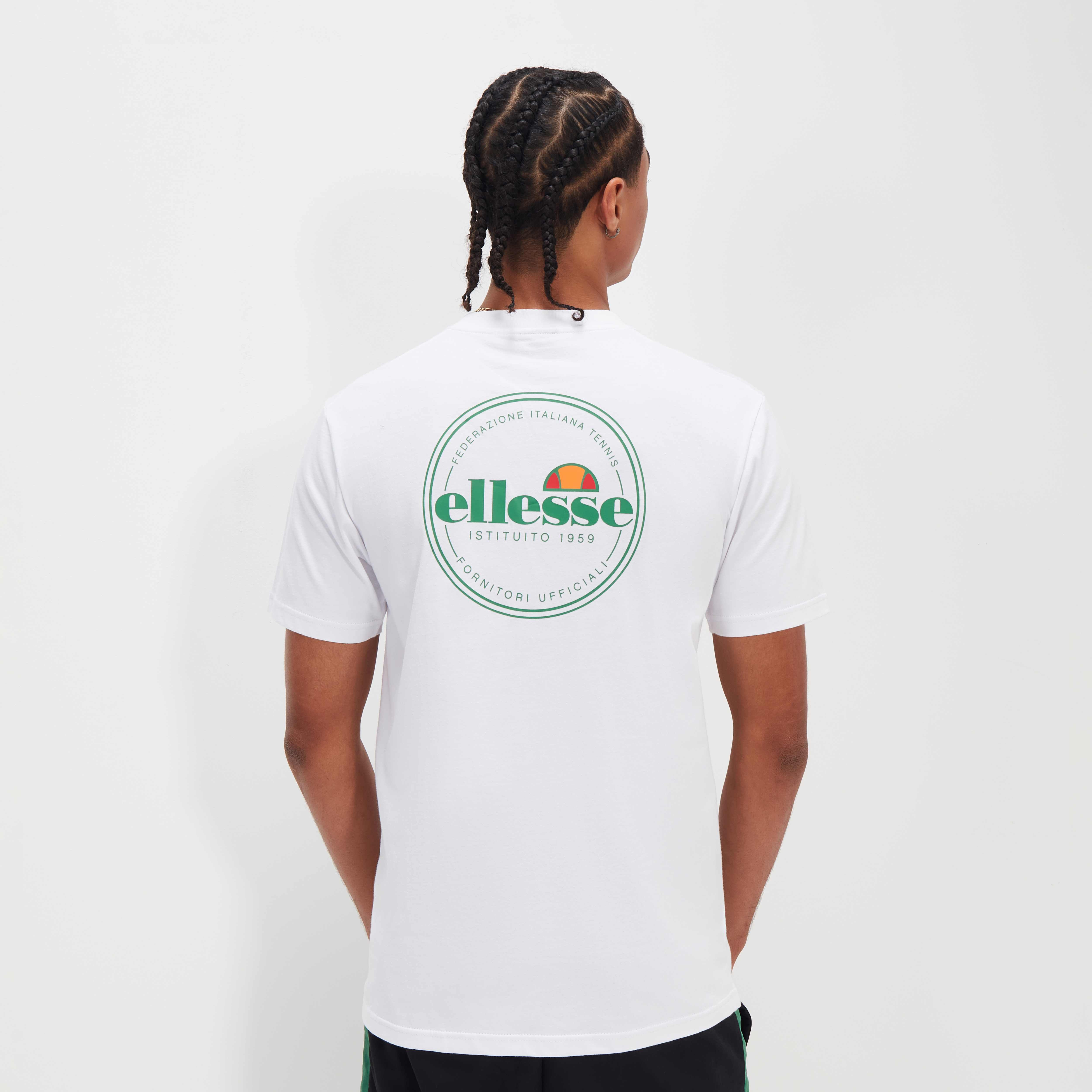 Ellesse Men's Liammo Tee - White T-Shirt