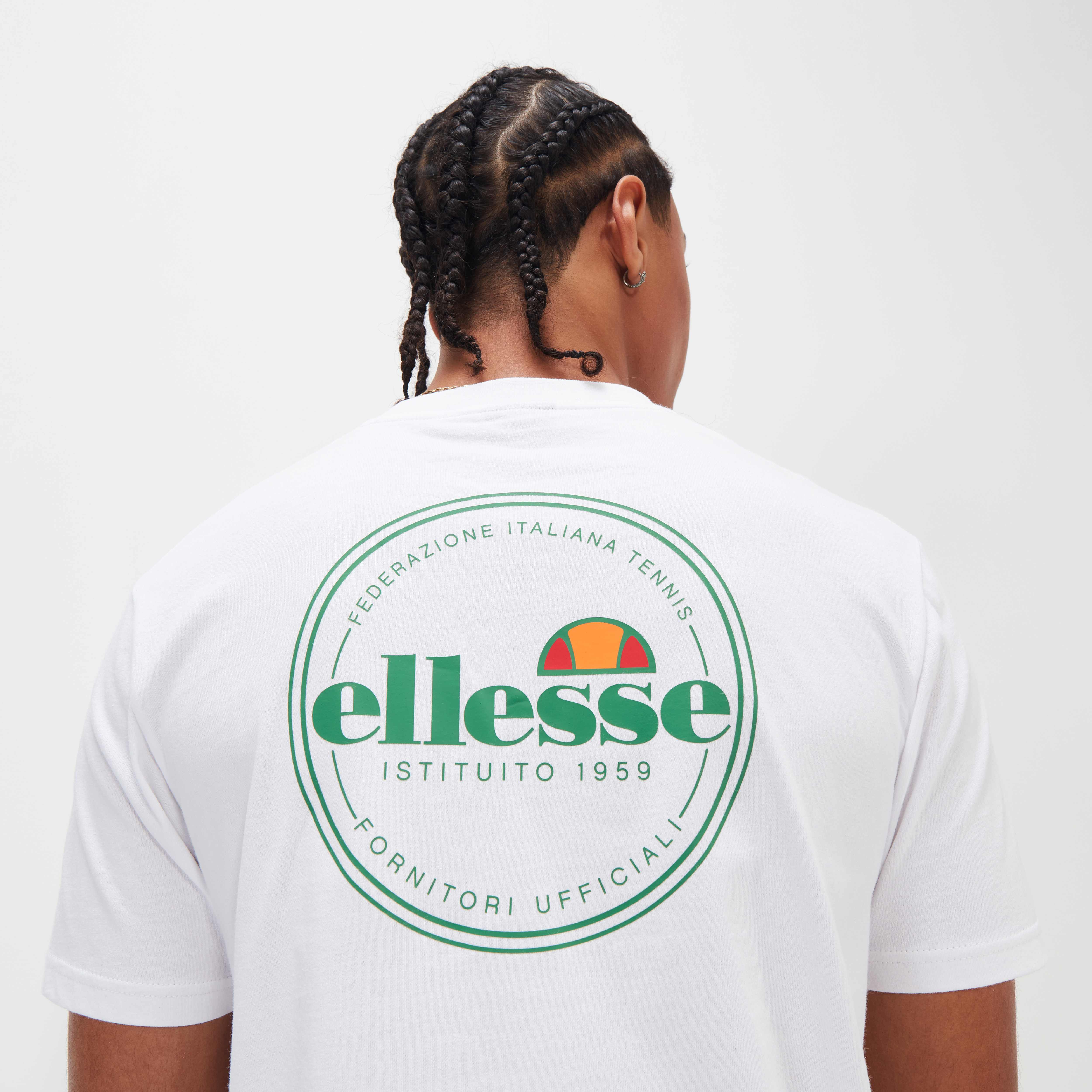 Ellesse Men's Liammo Tee - White T-Shirt