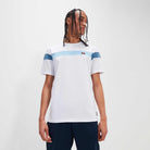 Ellesse Men's Caserio Cotton T-Shirt - White/Light Blue