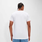 Ellesse Men's Blockadi Tee - White/Light Pink/Light Blue T-Shirt