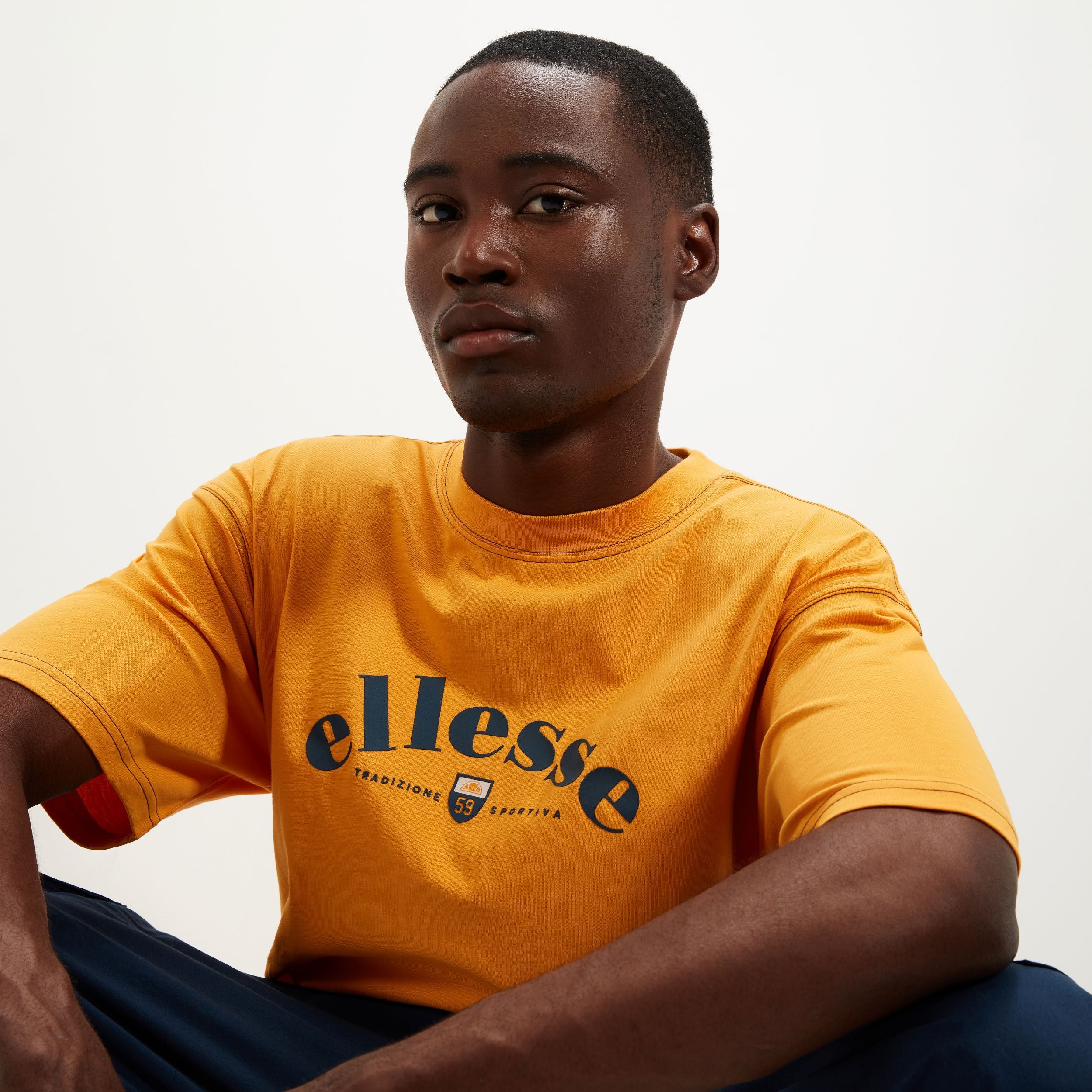 Ellesse Kempa Logo T-Shirt Orange