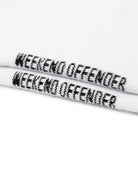 Weekend Offender - Smiley Sports Socks White (3 PAIR PACK)