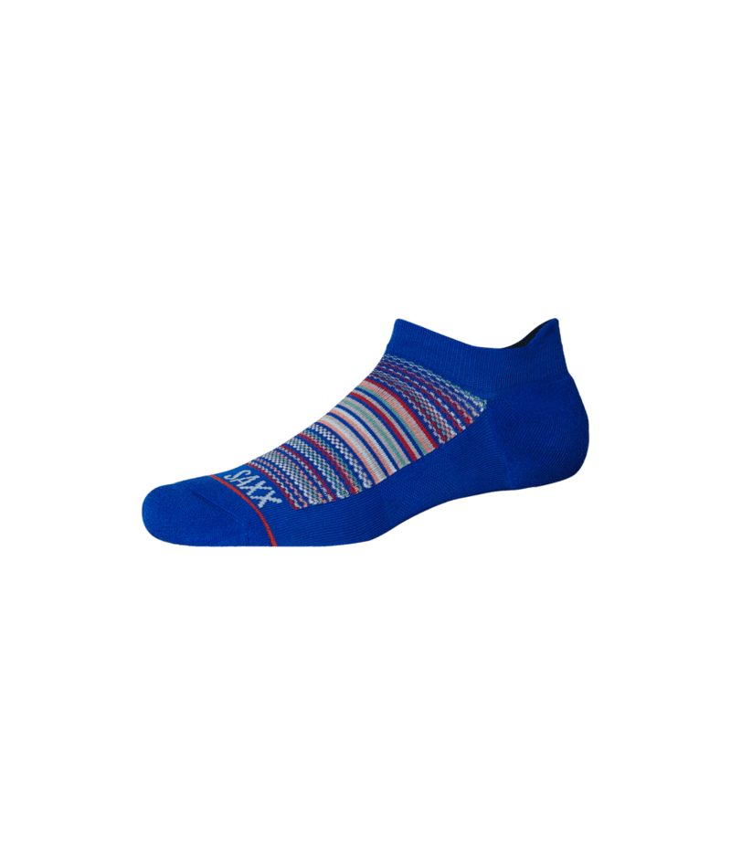 Saxx Whole Pakage Low Show Socks - Vibrant Stripes Multi