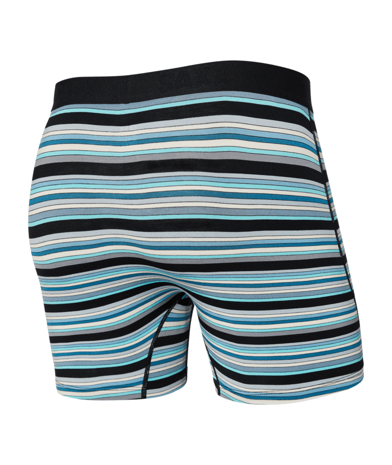 Saxx Ultra Super Soft 1 Pack Boxer Briefs - Desert Stripe Blue