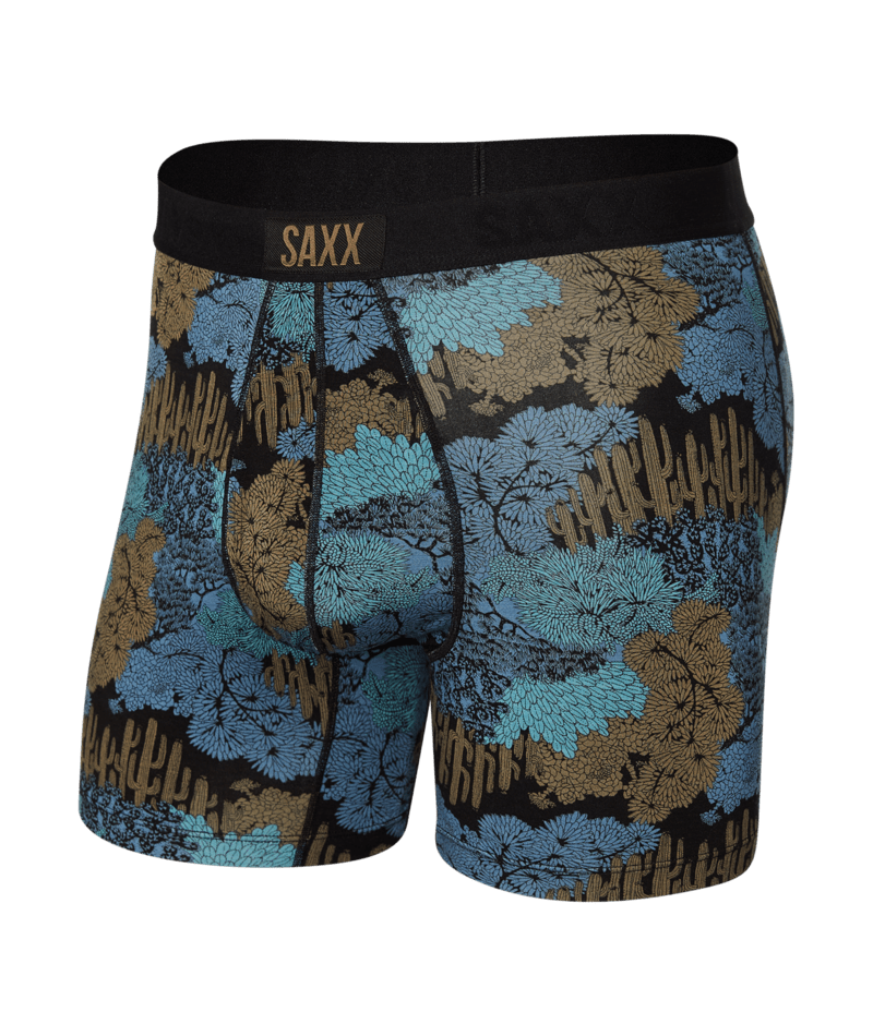 Saxx Ultra Super Soft Comfort Blend Boxer Briefs - Sonora - Camo Slate