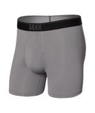 Saxx Underwear Quest Quick Dry Mesh Boxer Brief Fly - Dark Charcoal