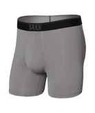 Saxx Underwear Quest Quick Dry Mesh Boxer Brief Fly - Dark Charcoal