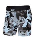 Saxx Vibe Supersoft 1 Pack Boxer Briefs - Blue Camo Flora