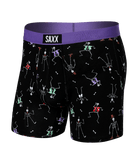 Saxx Underwear Vibe Supersoft 1 Pack Boxer Briefs - Dancing Skellies