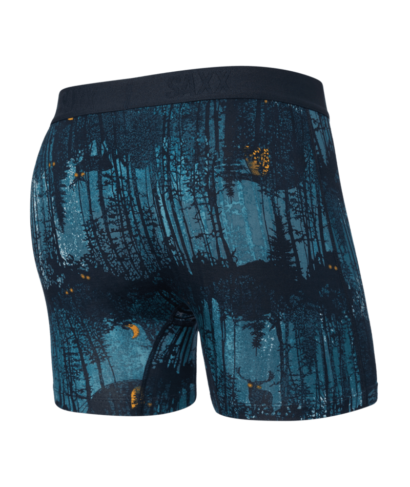 Saxx Vibe Supersoft 1 Pack Boxer Briefs - Forest Walk - Dark Ink