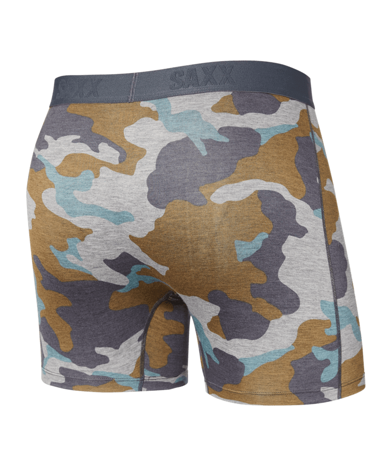 Saxx Vibe Supersoft 1 Pack Boxer Briefs - Grey Supersize Camo