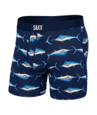 Saxx Vibe Supersoft 1 Pack Boxer Briefs - Marlin Matrix Midnight