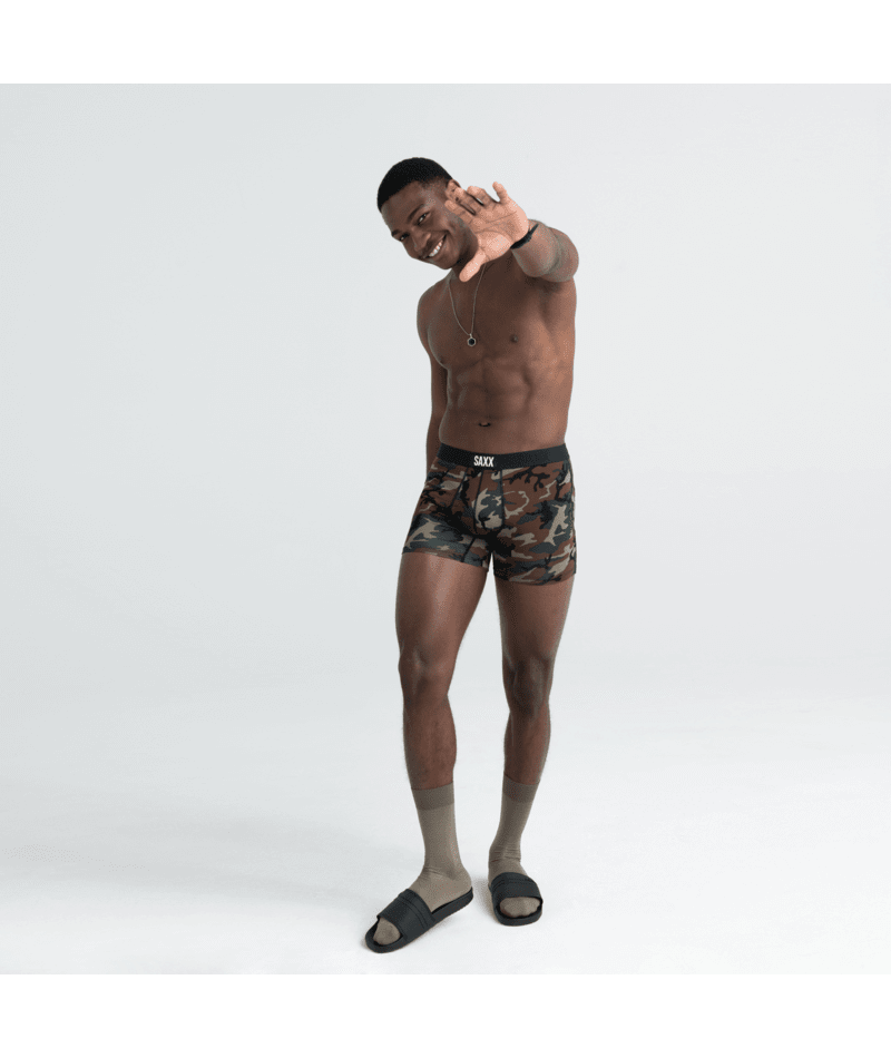 Saxx Vibe Supersoft 1 Pack Boxer Briefs - Woodland Camo