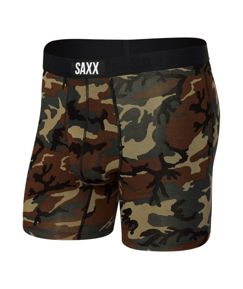 Saxx Vibe Supersoft 1 Pack Boxer Briefs - Woodland Camo