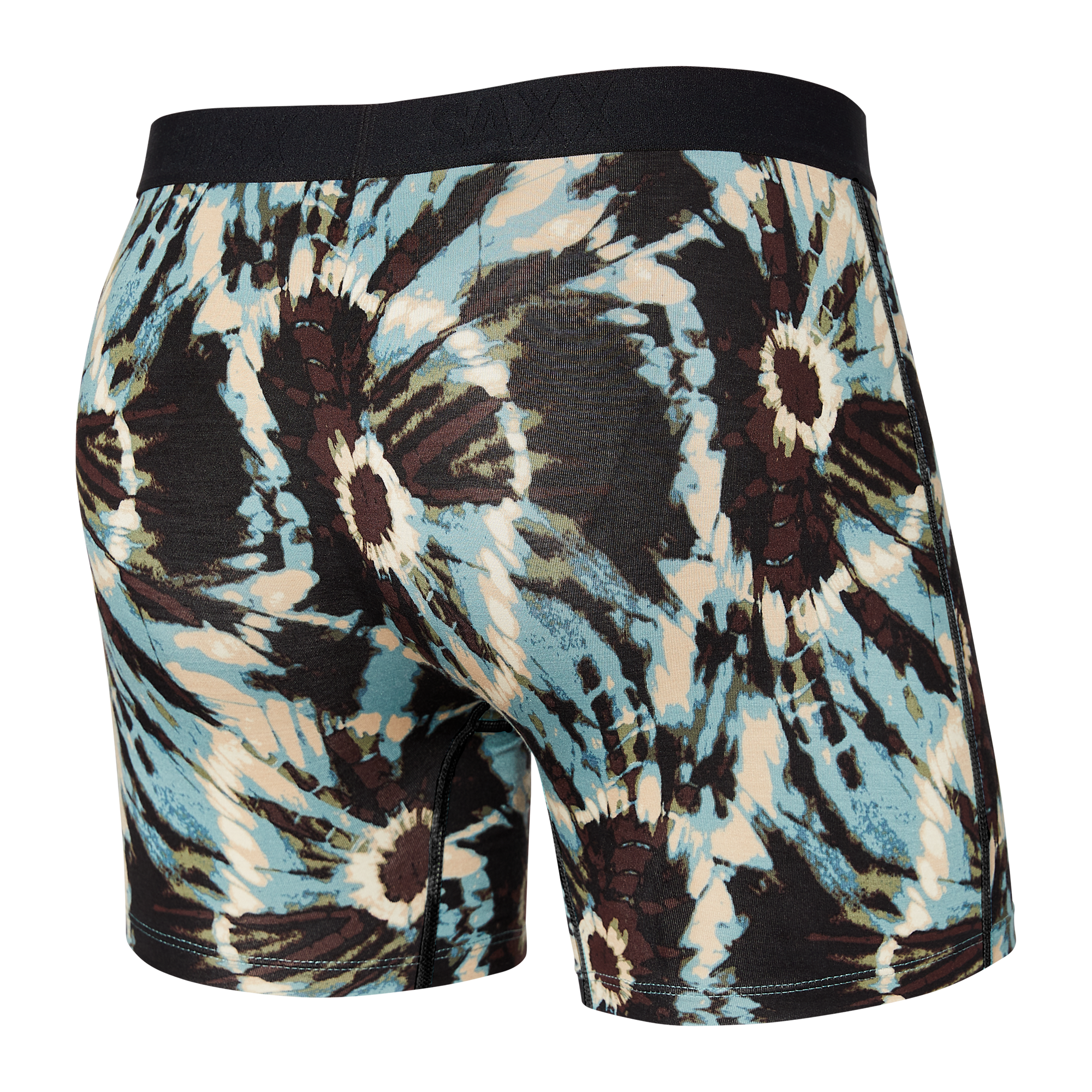 Saxx Vibe Supersoft 1 Pack Boxer Briefs - Earthy Tye Dye