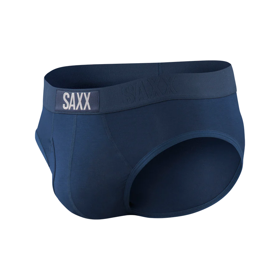 Saxx Underwear Ultra Super Soft 1 Pack Briefs - Navy