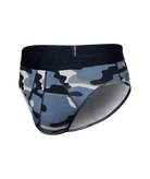 Saxx Underwear DROPTEMP™ Cooling Cotton 1 Pack Briefs - Tidal Camo Blue