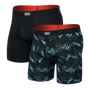 Saxx Underwear - Multi-Sport Performance Boxer Brief 6" - Palm Camo / Black