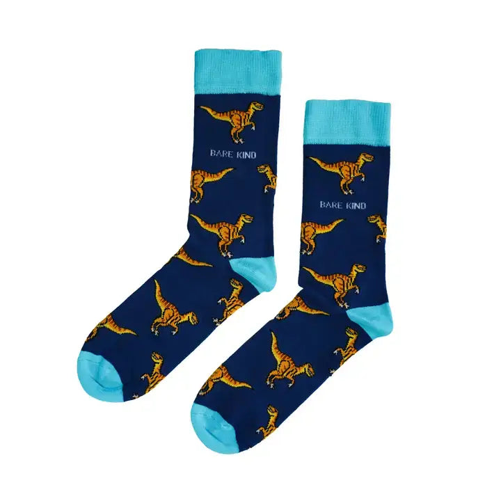 Bare Kind - Save the Velociraptors Bamboo Socks